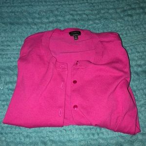 Talbots 3/4 sleeve button down sweater